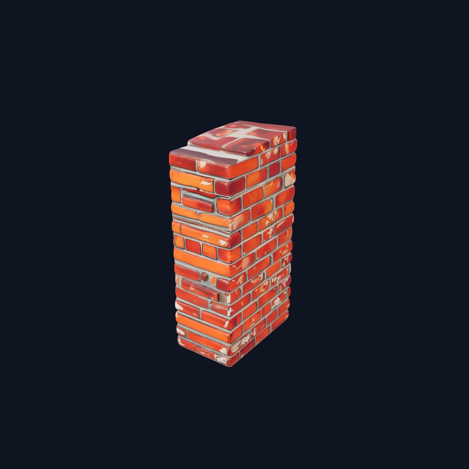 Red Brick Wall model pack